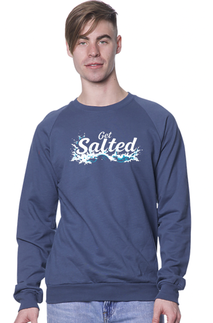 100% Organic Cotton UniSalt Splash Crewneck
